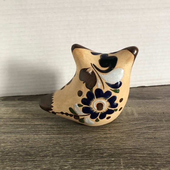 Hand-painted Mexican Tonala Owl - Picture 2 of 8